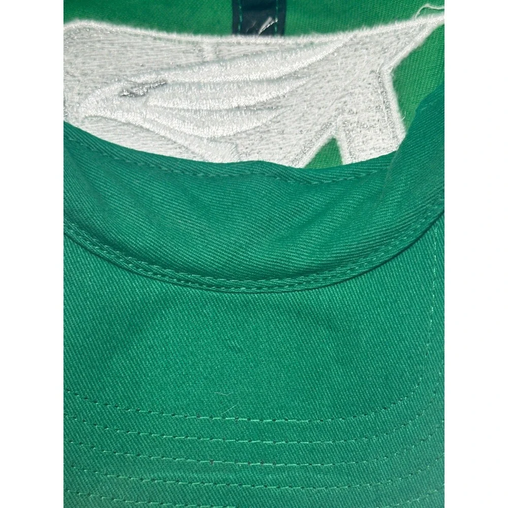 47 Brand Silver Sequin Patch Green Fighting Hawks Adjustable Womens Baseball Cap